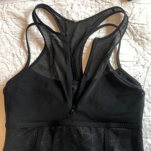 Lululemon Black Zip Tank | Size 6